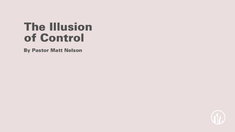 The Illusion of Control